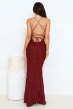 Bridge To Wonderland Maxi Dress Plum - Image 5