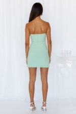 Cherry Taste Mini Dress Green - Image 6