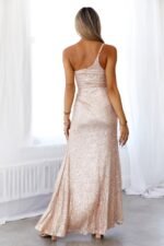 Bountysaver A New Glow Sequin Maxi Dress Rose Gold - Image 7