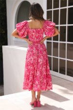 Dancer Girl Midi Dress Pink - Image 8