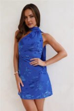 Decadent Love Mini Dress Blue - Image 6