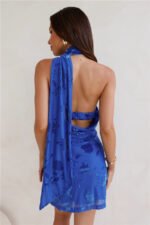 Decadent Love Mini Dress Blue - Image 9