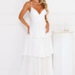 Fashionably Ever After Maxi Dress White