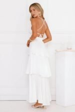 Fashionably Ever After Maxi Dress White - Image 4