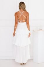 Fashionably Ever After Maxi Dress White - Image 5