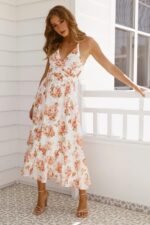 Free Loves Midi Dress White