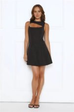 Glow Theory Mini Dress Black - Image 4