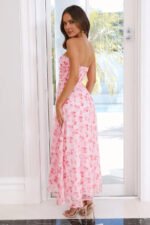 Love Fantasy Midi Dress Pink - Image 3