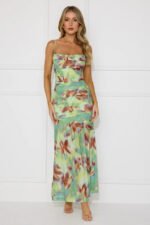 Lush Affair Maxi Dress Green - Image 2