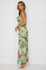 Lush Affair Maxi Dress Green - Image 4
