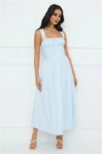 Wexalora Midi Dress Blue - Image 2
