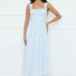 Wexalora Midi Dress Blue