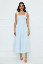 Wexalora Midi Dress Blue - Image 3