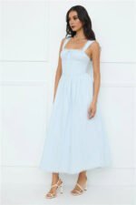 Wexalora Midi Dress Blue - Image 4