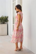 Luxury In The Sun Midi Dress Pink - Image 11