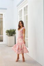 Luxury In The Sun Midi Dress Pink - Image 6