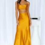 Made Love Midi Dress Gold
