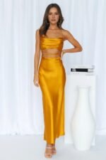 Made Love Midi Dress Gold - Image 2