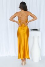 Made Love Midi Dress Gold - Image 9