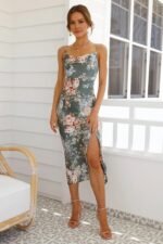 Mariposa Midi Dress Sage - Image 2