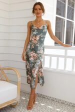 Mariposa Midi Dress Sage - Image 3
