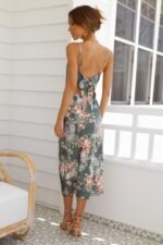 Mariposa Midi Dress Sage - Image 5