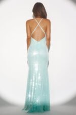 Moment For Opulence Sequin Maxi Dress Blue - Image 6