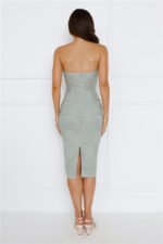 Neptunes Tide Midi Dress Sage - Image 5