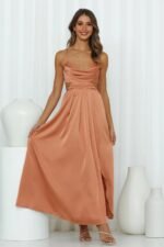 Reveal Your Mind Midi Dress Brown - Image 5