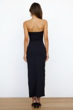 Snatched Girl Midi Dress Black - Image 9