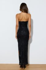 So Outta My Mind Maxi Dress Sequin Black - Image 7