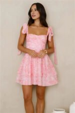 Soft Sunshine Mini Dress Pink - Image 2