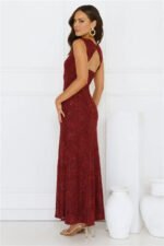 Stay Fab Maxi Dress Wine - Image 5
