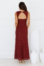 Stay Fab Maxi Dress Wine - Image 6