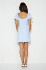 Striking Elegance Mini Dress Blue - Image 5