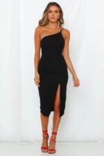 Taking It Back Dress Black - Image 3