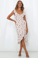 West Coast Represent Midi Dress White - Image 3